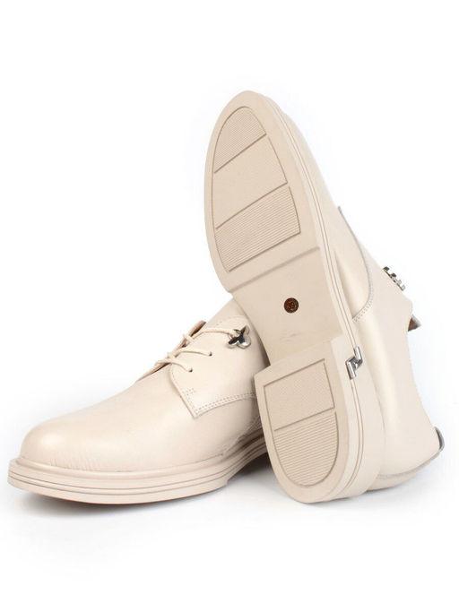 03-HP9960M BEIGE Полуботинки женские (натуральная кожа) - Фабричный китай фото 14