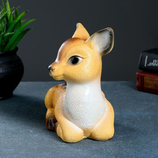 Копилка для денег Оленёнок, гипс, 16?11?17 см