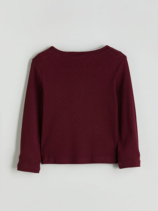 Bisiklet Yaka K?z ?ocuk Bluz