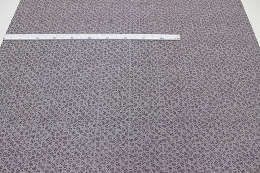 Теплый хлопок Душистые соцветия цв.серо-лиловая дымка, ш.1.48м, хлопок-100%, 160гр/м.кв - Купава фото 4