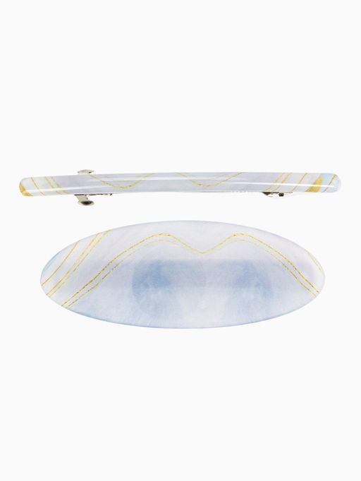 Цена за 2 шт. Заколки - автомат для волос «Тайна», набор 2 шт., 9 см и 9.5 см, МИКС