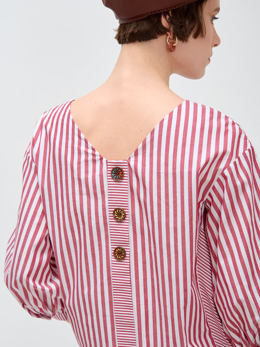 Платье с декоративными паговицами OD-272-2