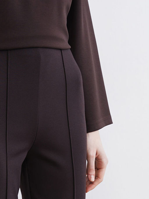 Y?ksek Bel Slim Fit Kad?n Pantolon