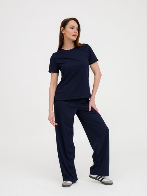 Костюм женский из лапши Леопард темно-синий - Амадэль фото 5