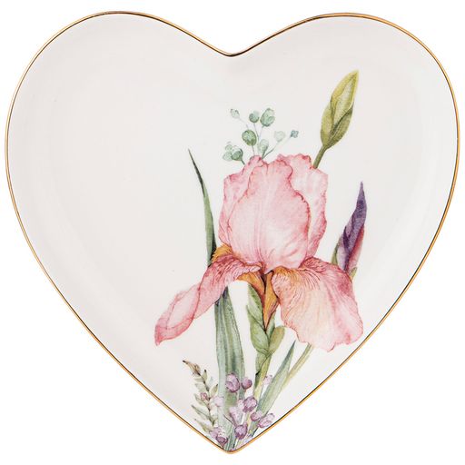 ТАРЕЛКА LEFARD IRISES СЕРДЦЕ 15*2 СМ  фото 2