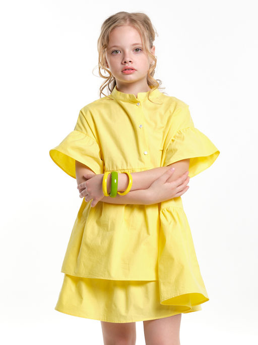 Платье Рубашка летнее хлопковое UD 7935 фисташка - Mini maxi фото 24