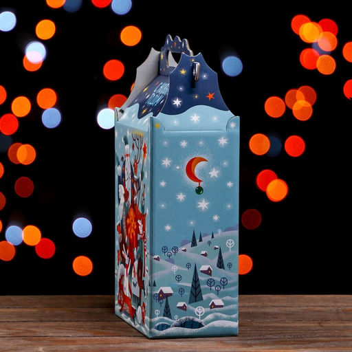 Цена за 5 шт. Подарочная коробка Фантазия в зелёном 17,8 х 10 х 32,5 см - Simaland фото 4