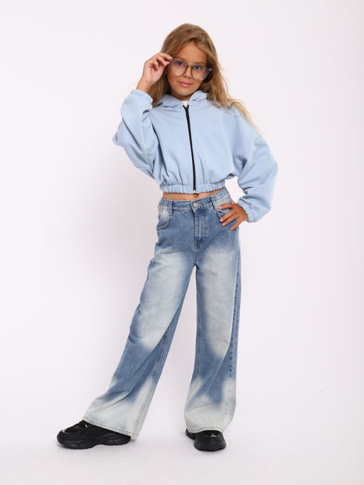 ТД051 Толстовка Porsch 2 (голубой) - Милаша фото 2