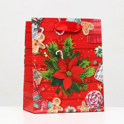 Цена за 12 шт. Пакет ламинированный Цветок 11,5 х 14,5 х 6 см - Simaland фото 3