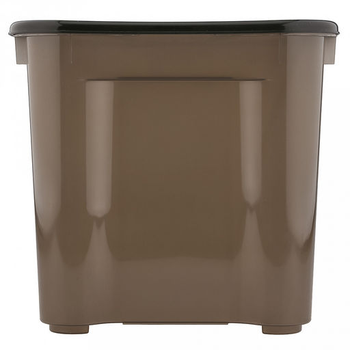 Контейнер для хранения пластмассовый 20л, 38,5х27х25,5см, универсальный, с крышкой, полипропилен, прозрачный (Россия) - Домашняя Мода фото 5