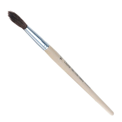 Цена за 10 шт. Кисть для рисования, пони, № 10, круглая, деревянная ручка, международный размер