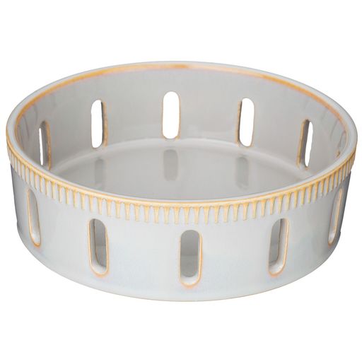 ВАЗА СЕРВИРОВОЧНАЯ BRONCO SOUL KITCHEN 16*5 СМ СЕРАЯ