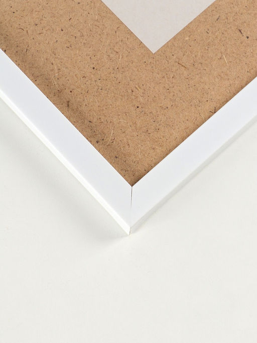 Фоторамка для фото 40×50 см «Премиум», пластик, белый