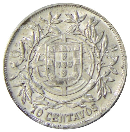 10 сентаво 1915 года Португалия