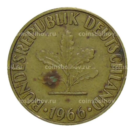 10 пфеннигов 1966 года F Германия