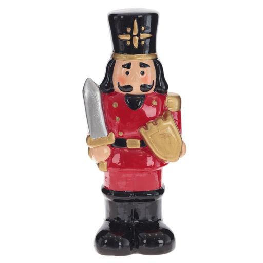 Фигурка декоративная "Щелкунчик", L7 W5 H15,5 см, 4в.