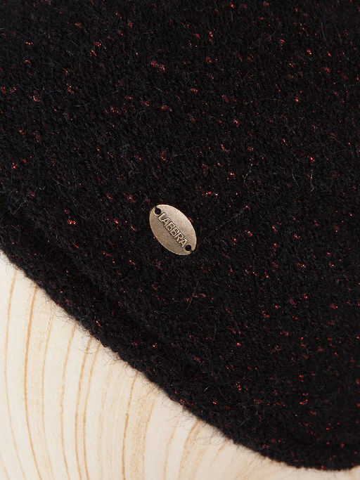 Шапка жен. шерсть+мох+мет LB-N88010 black/red - Labbra фото 6