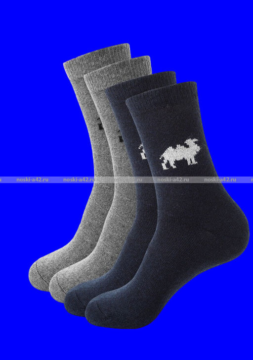 Цена за 12 пар. Термоноски мужские верблюжья шерсть арт. 1880