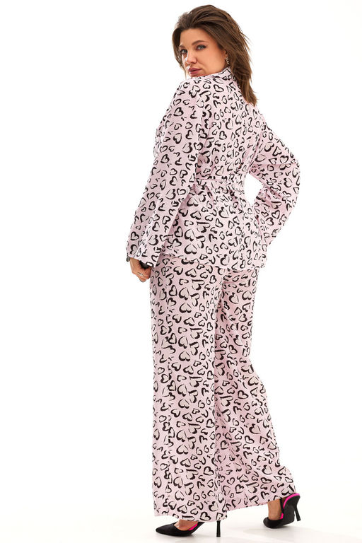 Брюки BegiModa 6051 Розовое сердце  фото 2