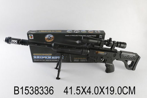 Ружье на батар. (1538336) свет, звук, в коробке 41,5*4*19см