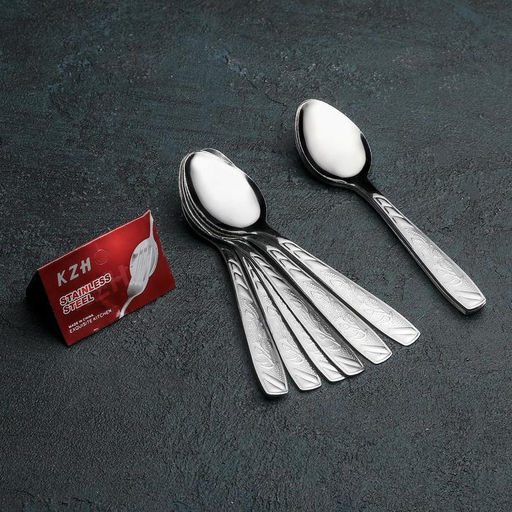 Ложки чайные из нержавеющей стали «Паррито», h=15 см, 12 шт.