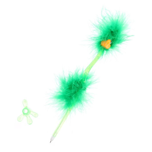 Цена за 6 шт. Ручка - прикол шариковая Calligrata «Страус-пух», МИКС