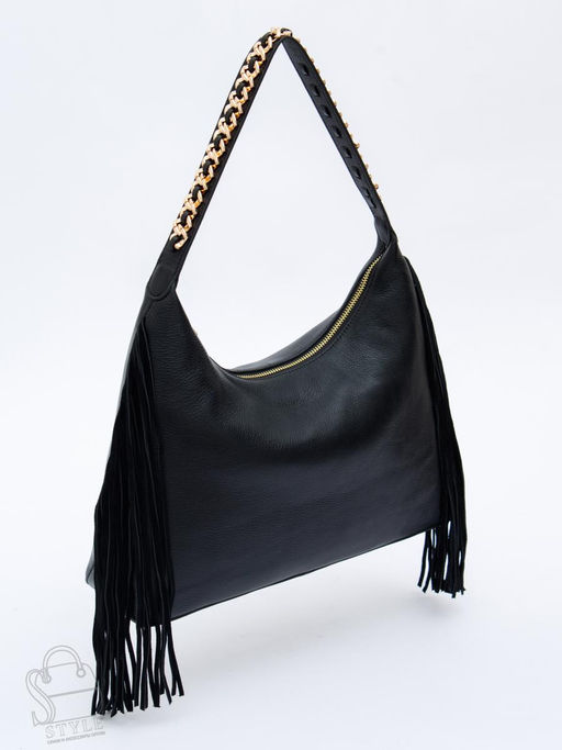 Сумка женская кожаная 1028L black Polina&Eiterou  в Новосибирске