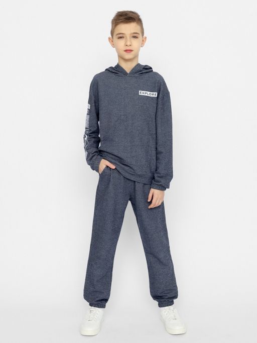 CRB wear/CSJB 63479-41-355 Толстовка для мальчика,темно-синий/Ex.Cherubino  фото 3