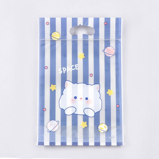 Цена за 50 шт. Пакет подарочный Zip-lock, «Корейский стиль», 15.5×22+3.5 см МИКС