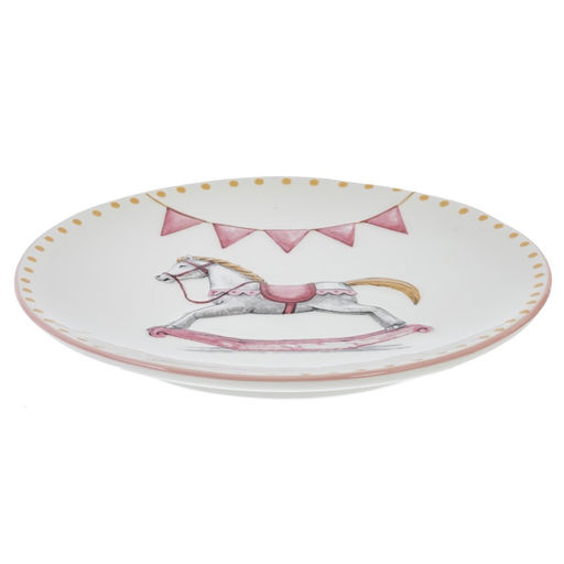 Тарелка "Лошадка", L20 W19,5 H2 см