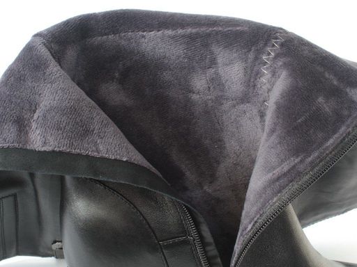 FK BLACK Ботинки зимние женские (натуральная кожа, натуральный мех)