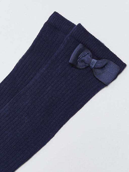 Fiyonk Detayl? K?z ?ocuk Diz Alt? ?orap - Waikiki фото 3