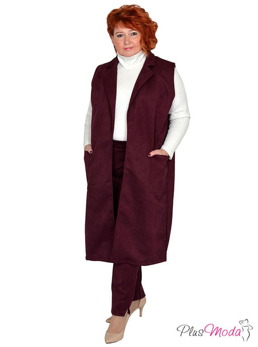 Жилет Модель №1400 размеры 44-84 - Plusmoda фото 7