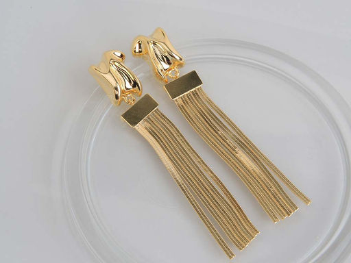 Серьги длинные на гвоздиках арт. 13 3790 (id 277127)