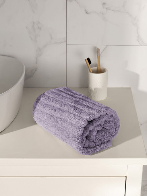 Полотенце для лица 50x90 лавандовый махровая ткань