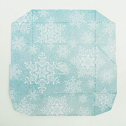 Цена за 5 шт. Коробка складная «Снежинки», 10×8×3.5 см