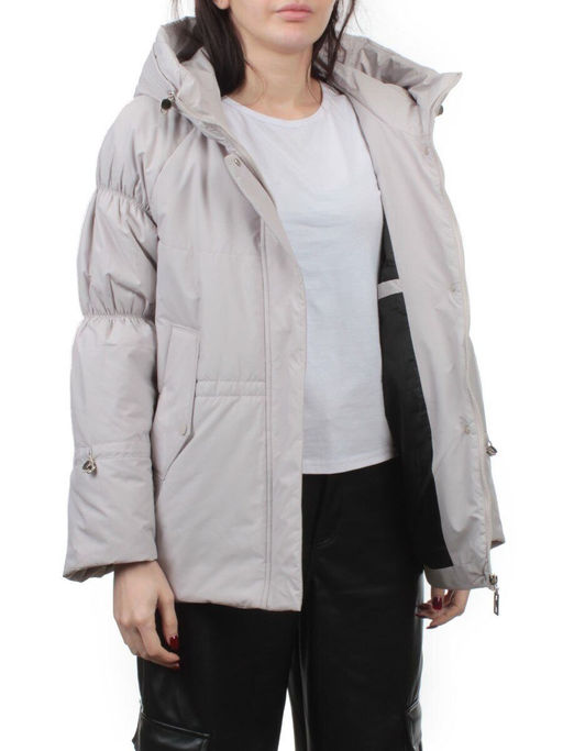 902 GRAY Куртка демисезонная женская (100 гр. холлофайбер)