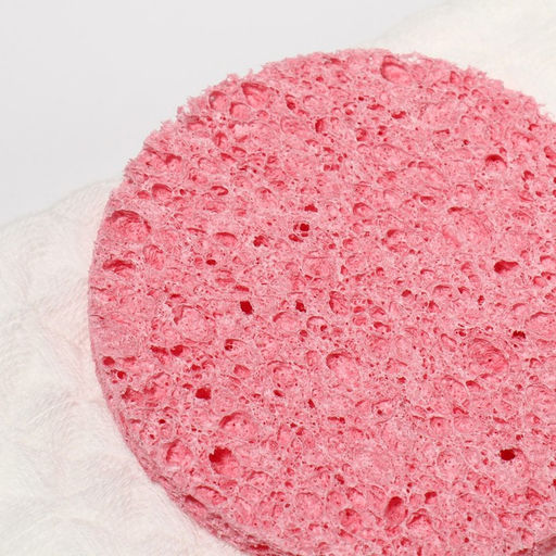 Цена за 6 шт. Спонж для умывания «Мягкость», d=7.5 см, МИКС