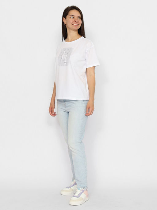 CRB wear/CSSW 60262-20 Футболка женская,белый/Ex.Cherubino фото 3