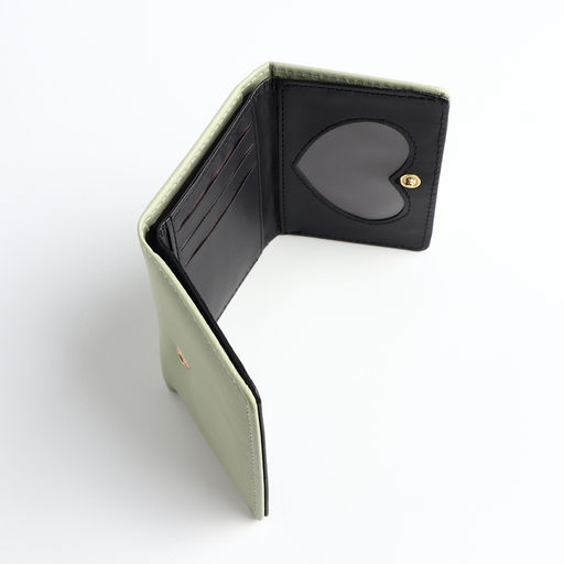 Кошелёк на кнопке, зелёный
