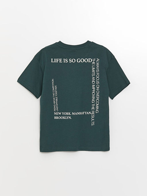 Bisiklet Yaka Tok Kuma? Erkek ?ocuk Ti??rt - Waikiki фото 2