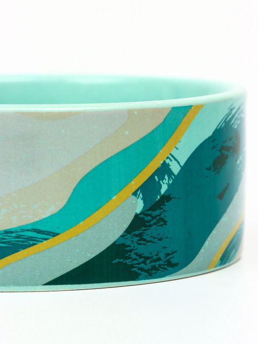 Миска керамическая Котик сердечко 250 мл - 11.511.54.5 см, мятная - Пижон фото 6