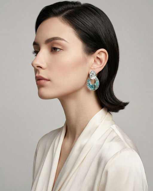 Стильные серьги