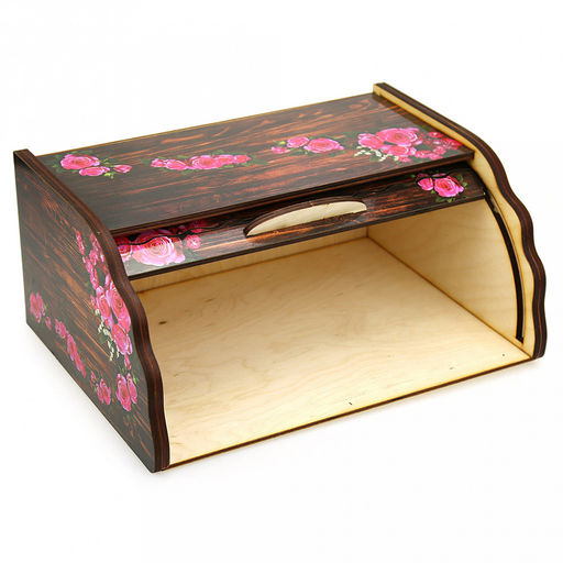 Хлебница деревянная Сакура 38х28х17см (Россия) - Домашняя мода фото 2