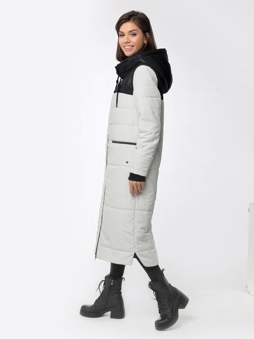 22305 Пальто дем. белый - Dizzyway фото 4