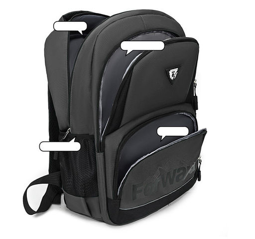 Рюкзак SR-2516-Black