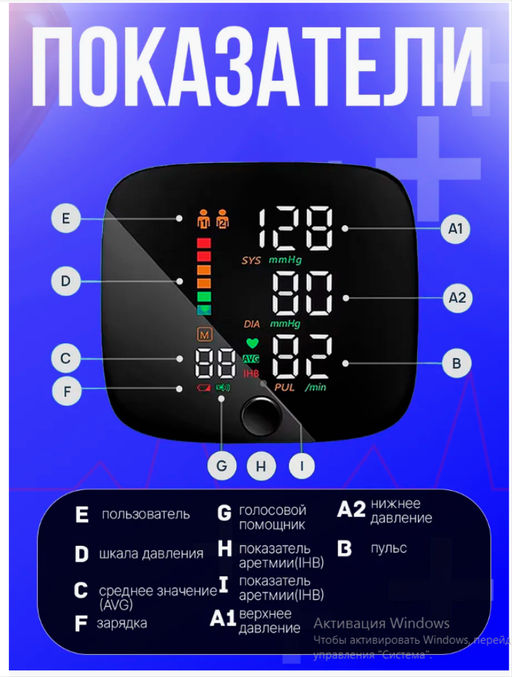 Тонометр на запястье Family автоматический с голосовым сопровождением память 100 измерений  фото 2