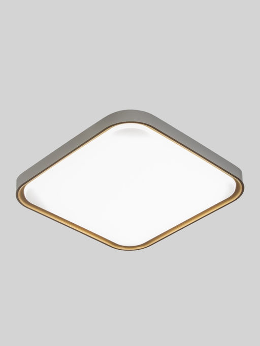 Светильник потолочный LED FZ1259, 5000К, 27 Вт, 35×35×6 см, без ПДУ, золотисто-белый