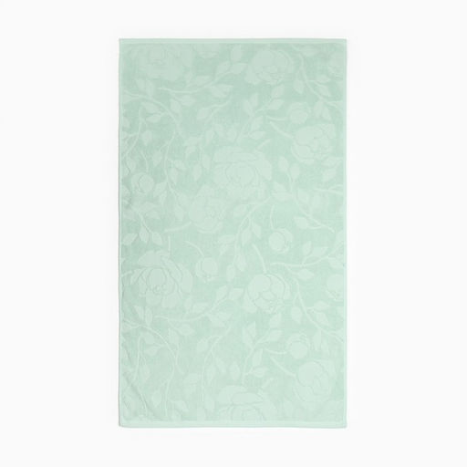 Полотенце махровое жаккардовое LoveLife Flowers 50х90 см, цвет мятный, 100% хл, 500 г/м²