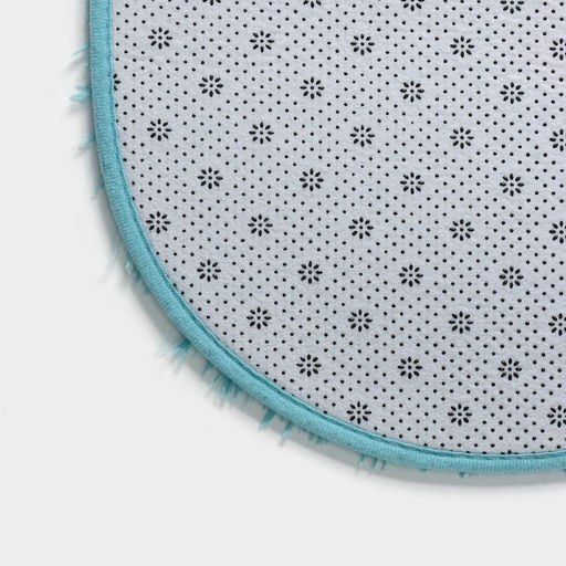 Коврик Доляна Пушистик, 40?60 см, голубой  фото 6